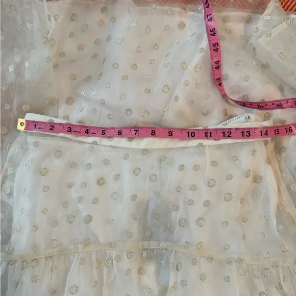 Maryam Nassir Zadeh X J.Crew drop-waist polka dot embroidered silk organza skirt - Picture 10 of 12